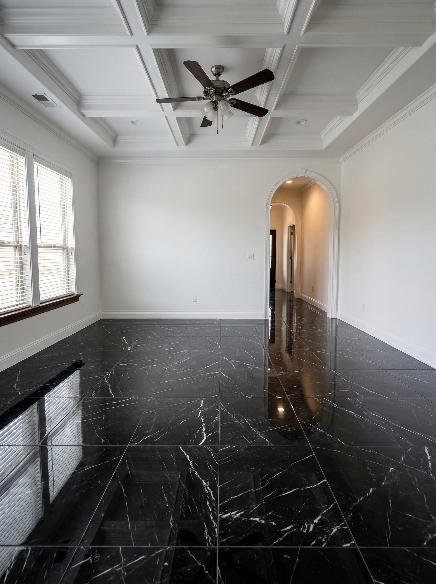 Tile flooring installation