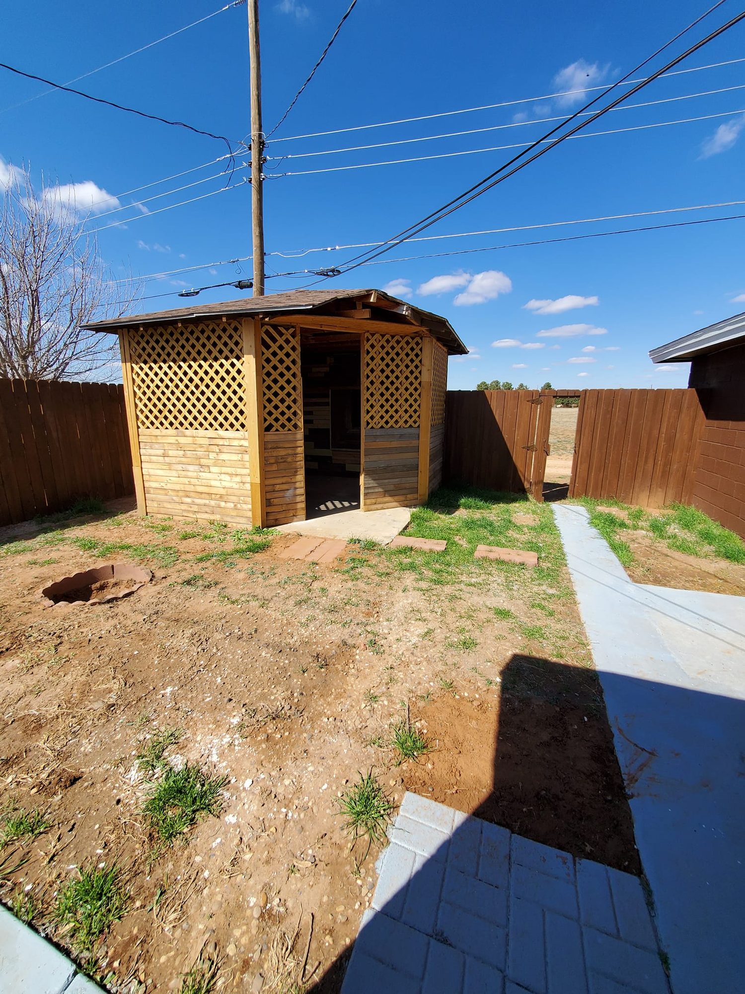 Outdoor patio project